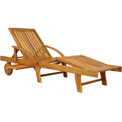 DREWNIANY LEŻAK OGRODOWY LEŻANKA FOTEL KRZESŁO