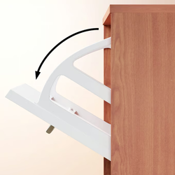 SZAFKA PÓŁKA REGAŁ STOJAK 3 SZUFLADY NA BUTY BIAŁY