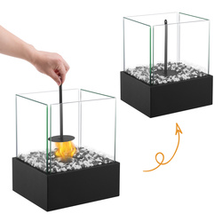 BIOKOMINEK WOLNOSTOJĄCY STOŁOWY DO DOMU OGRODU TARAS 24,5x20,5x29 cm