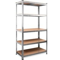 METALOWY REGAŁ MAGAZYNOWY DO GARAŻU 5 PÓŁEK 875 KG