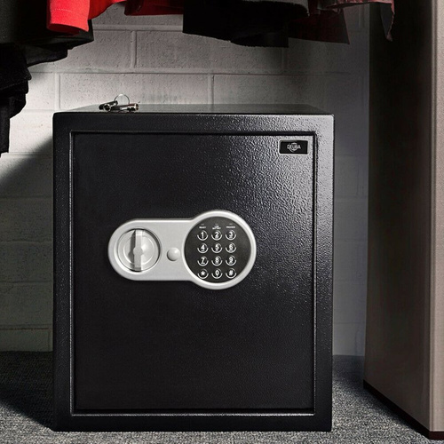 DUŻY SEJF KASETKA NA PIENIĄDZE DOKUMENTY CZARNY
