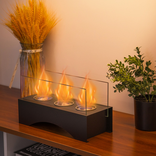 BIOKOMINEK WOLNOSTOJĄCY STOŁOWY DO DOMU OGRODU TARAS 32x13,5x17,5 cm