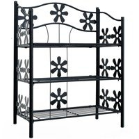 METALOWA PÓŁKA STOJAK DO OGRODU NA KWIATY 3 PÓLKI