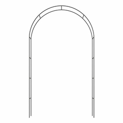 2x PERGOLA METALOWA NA RÓŻĘ,KWIATY ŁUK KWIATOWY 240cm