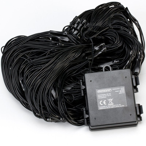 SIATKA KURTYNA LAMPKI SWIĄTECZNE 160 LED ŻÓŁTE