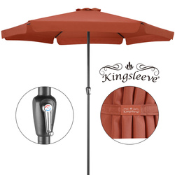 DUŻY PARASOL OGRODOWY O ŚREDNICY 330 CM Z KORBĄ
