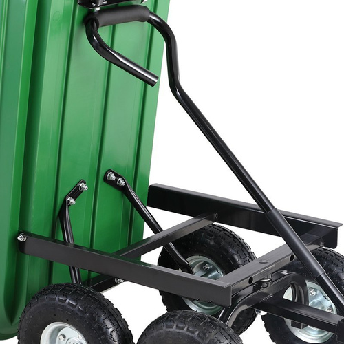 WÓZEK TRANSPORTOWY 4 KOŁOWY OGRODOWY PRZYCZEPKA