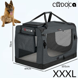 TORBA TRANSPORTOWA TRANSPORTER DLA PSA KOTA  XXXL 101x69x70 Antracyt 