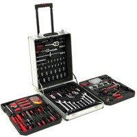 ZESTAW NARZĘDZI KLUCZY 293 WALIZKA ALUMINIOWA