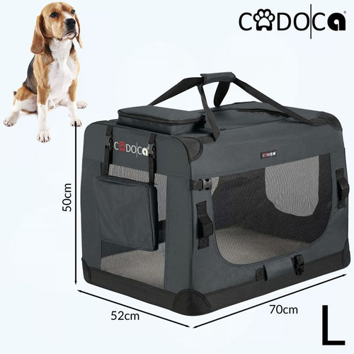 TORBA TRANSPORTOWA TRANSPORTER DLA PSA KOTA  L 70x52x50 Antracyt 