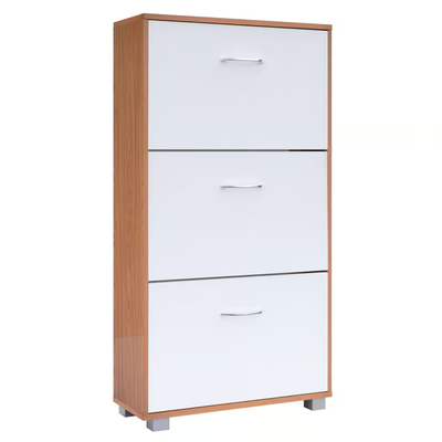 SZAFKA PÓŁKA REGAŁ STOJAK 3 SZUFLADY NA BUTY BIAŁY