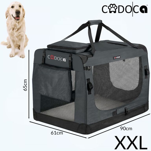 TORBA TRANSPORTOWA TRANSPORTER DLA PSA KOTA  XXL 90x61x65 Antracyt 