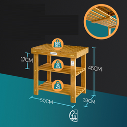 PÓŁKA REGAŁ STOJAK  NA BUTY SIEDZISKO 2 PÓLKI M