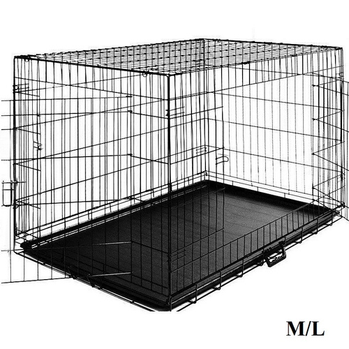 DUŻA KLATKA METALOWA KOJEC DLA PSÓW PSA 76x47x53