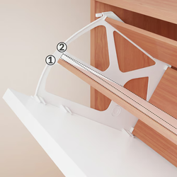 SZAFKA PÓŁKA REGAŁ STOJAK 3 SZUFLADY NA BUTY BIAŁY