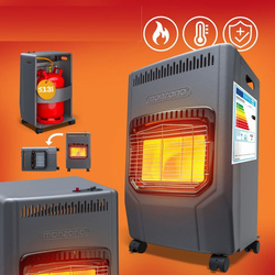 PIECYK GRZEJNIK GAZOWY 4200W REDUKTOR DO BUTLI GAZOWEJ CZARNY