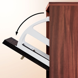 SZAFKA PÓŁKA REGAŁ 3 SZUFLADY NA BUTY CZARNY