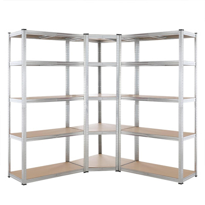 ZESTAW 3 x METALOWY REGAŁ MAGAZYNOWY NAROŻNY