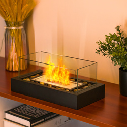 BIOKOMINEK WOLNOSTOJĄCY STOŁOWY DO DOMU OGRODU TARAS 35x18x15 cm