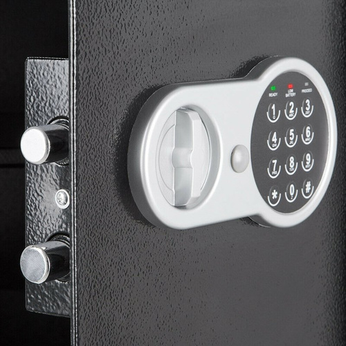 DUŻY SEJF KASETKA NA PIENIĄDZE DOKUMENTY CZARNY