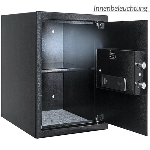 DUŻY SEJF KASETKA NA PIENIĄDZE DOKUMENTY CZARNY