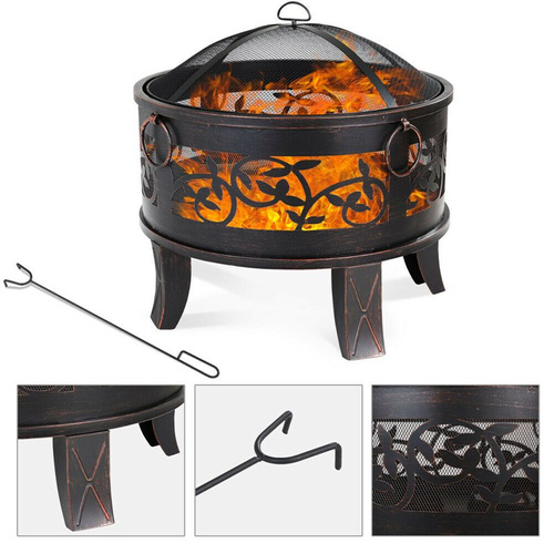 PALENISKO KOMINEK GRILL OGRODOWY 67 cm