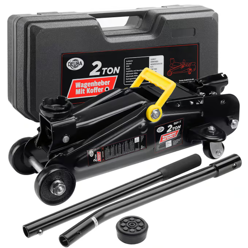 PODNOŚNIK HYDRAULICZNY ŻABA 2000KG 2T LEWAREK 85-330mm + WALIZKA