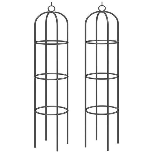 2x DZWON ŁUK PODPORA  NA RÓŻE  200 CM PERGOLA STOJAK