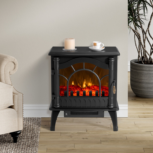 KOMINEK ELEKTRYCZNY GRZEJNIK GRZAŁKA 2000W CZARNY