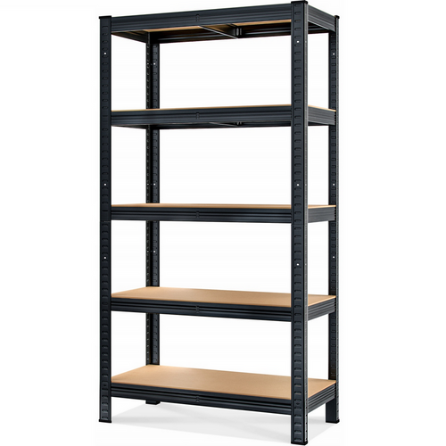 ZESTAW 3 x METALOWY REGAŁ MAGAZYNOWY NAROŻNY CZARNY XXL