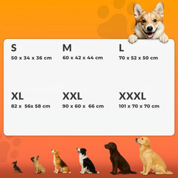 TORBA TRANSPORTOWA TRANSPORTER DLA PSA KOTA  XXL 92x64x64 Bordowy