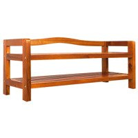 PÓŁKA REGAŁ STOJAK Z UCHWYTEM NA BUTY 2 PÓLKI