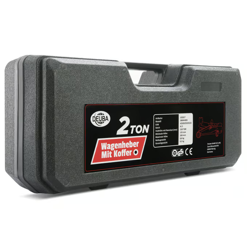 PODNOŚNIK HYDRAULICZNY ŻABA 2000KG 2T LEWAREK 85-330mm + WALIZKA