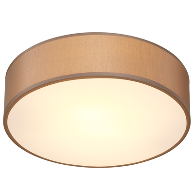 LAMPA SUFITOWA TAUPE PLAFON TKANINA 38cm