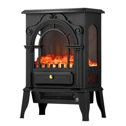 KOMINEK ELEKTRYCZNY GRZEJNIK GRZAŁKA 2000W CZARNY