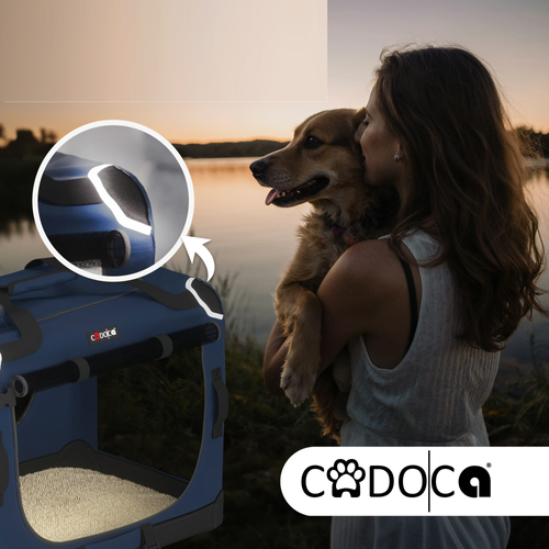 TORBA TRANSPORTOWA TRANSPORTER DLA PSA KOTA XL 82x58x58 Niebieski