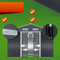 BUDKA ALTANKA NA NARZEDZIA OGRODOWA OGROD 312x257x177,5cm