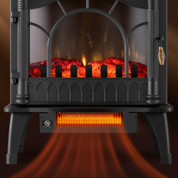 KOMINEK ELEKTRYCZNY GRZEJNIK GRZAŁKA 2000W CZARNY