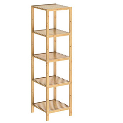 SZAFKA ŁAZIENKA PRZEDPOKÓJ BAMBUSOWA 5 PÓŁEK