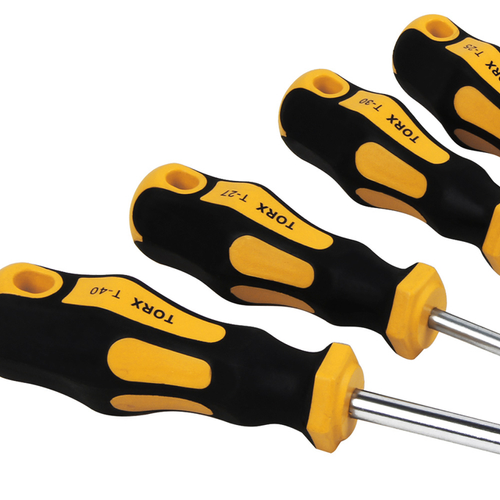 ZESTAW ŚRUBOKRĘTÓW WKRĘTAKÓW TORX 11szt ŚRUBOKRĘTY STAL NARZĘDZIOWA CrV 