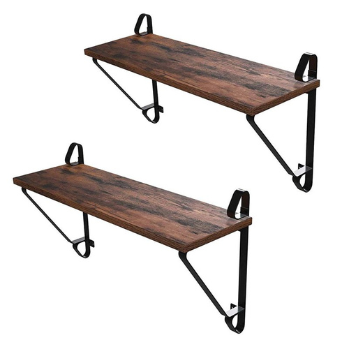2x PÓŁKA WISZĄCA DO SALONU LOFT RUSTYKALNA