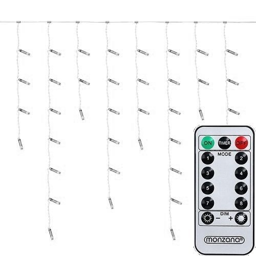 LAMPKI ŚWIĄTECZNE 400LED OZDOBY CHOINKOWE PILOT