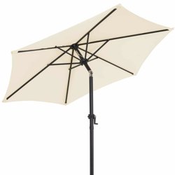 DUŻY PARASOL OGRODOWY O ŚREDNICY 200 CM Z KORBĄ