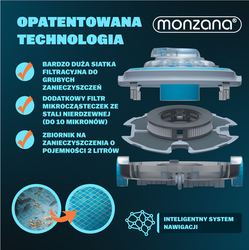 ODKURZACZ ROBOT DO BASENU BEZPRZEWODOWY BASEN